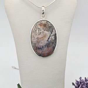 Tiffany Jasper Oval Pendant